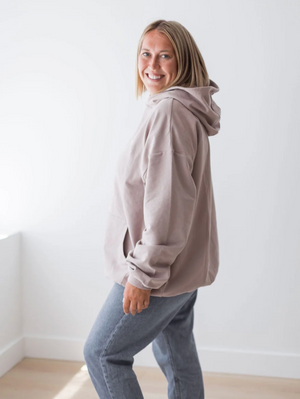 Open image in slideshow, Roni Oversized Hoodie ~ Pale Mulberry
