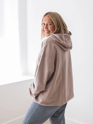 Roni Oversized Hoodie ~ Pale Mulberry