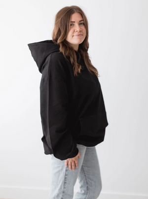 Roni Oversized Hoodie ~ Black