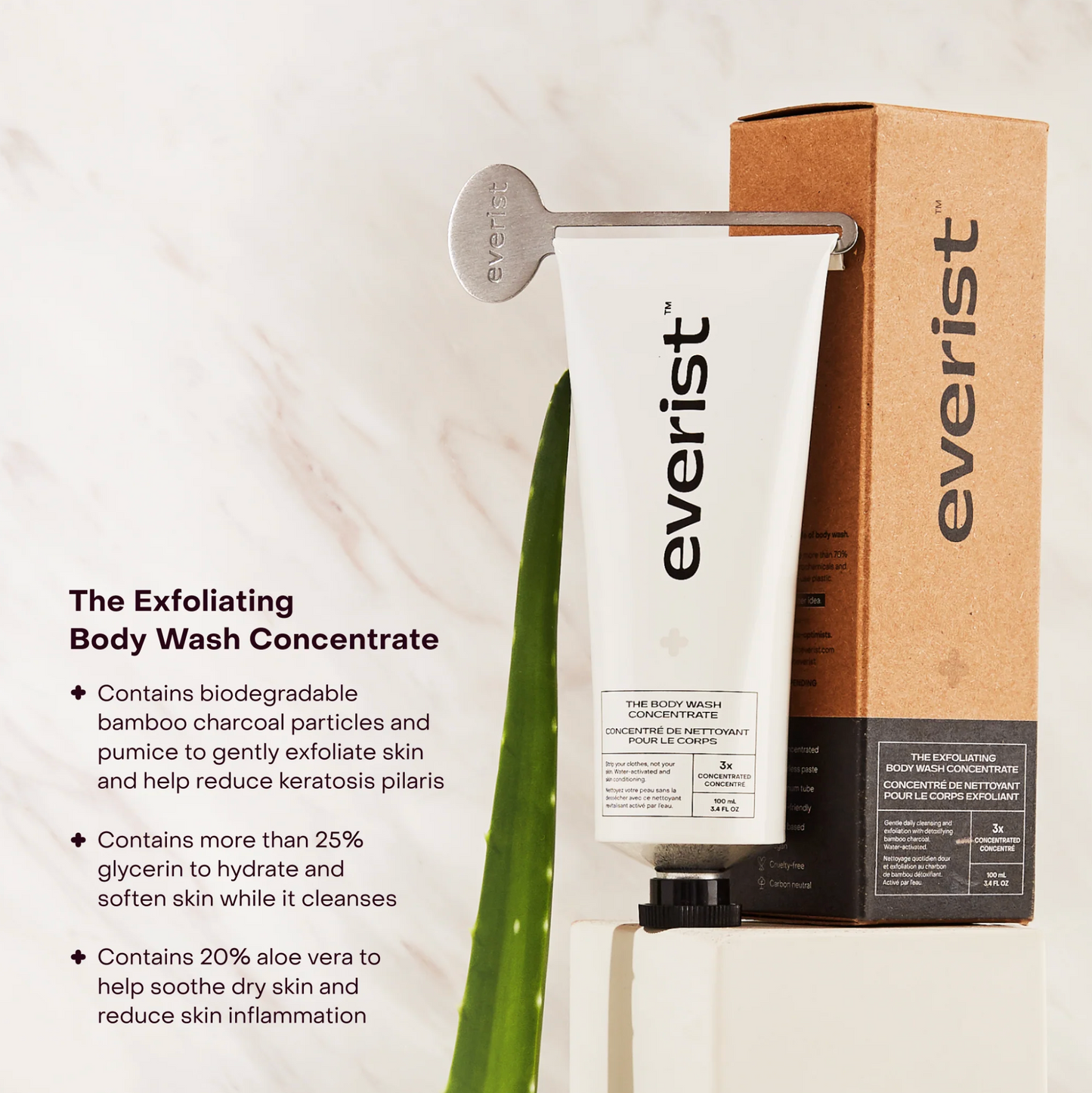 Everist Exfoliating Body Wash Concentrate