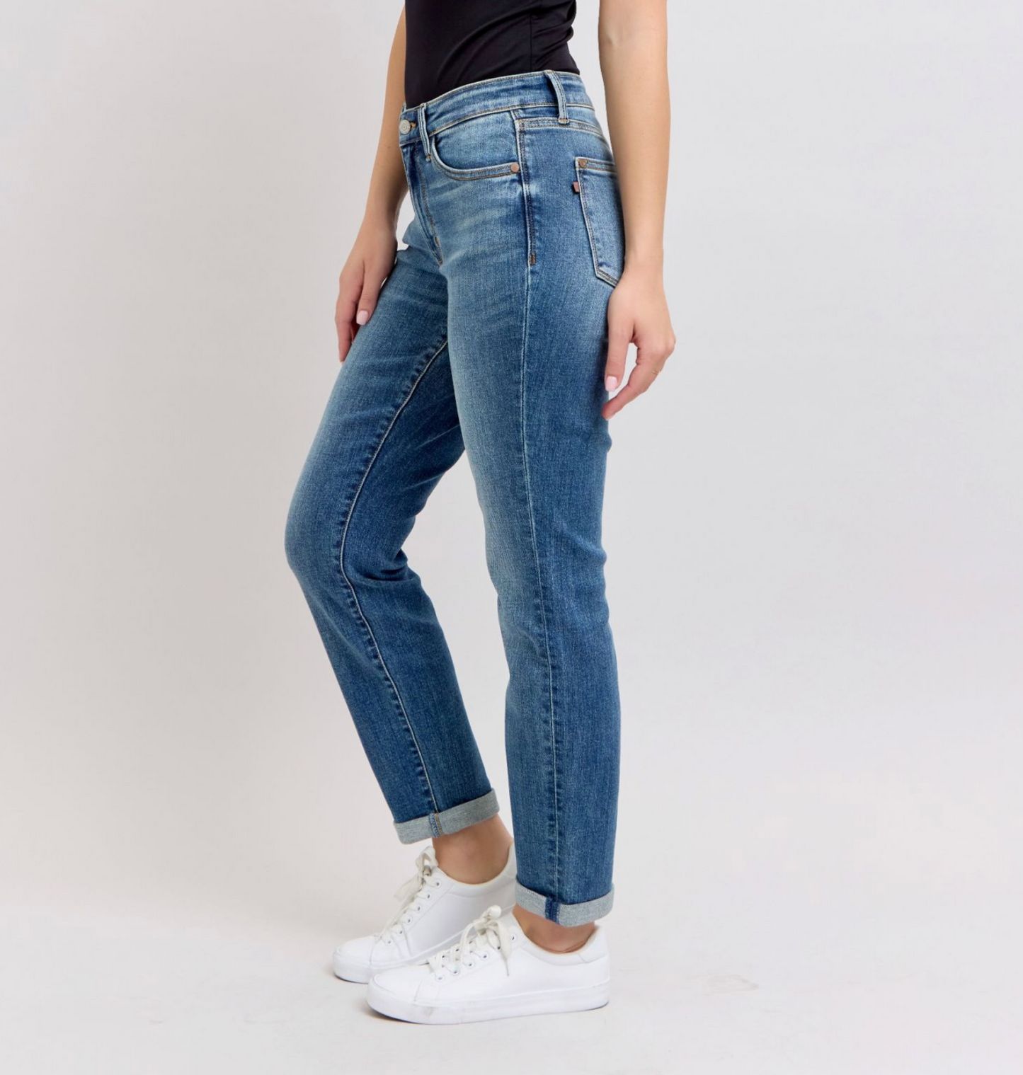 Elsa Boyfriend Jeans { Reg & Curve }