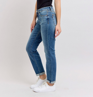 Elsa Boyfriend Jeans { Reg & Curve }