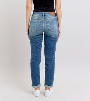 Elsa Boyfriend Jeans { Reg & Curve }