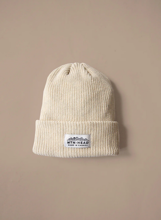 Charlie Cotton Knit Toque ~ JR One Size ~ Oatmeal