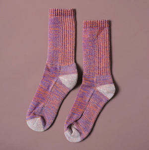 Mio Merino Mountain Hiking Socks ~ One Size ~ Sherbert