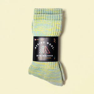 Open image in slideshow, Mio Merino Mountain Hiking Socks ~ One Size ~ Lime
