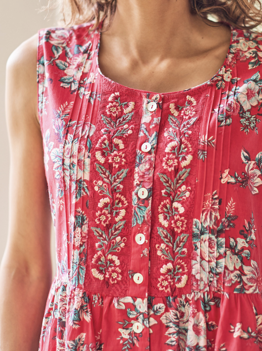 Rosemary Porch Dress ~ Red ~ Size 4X
