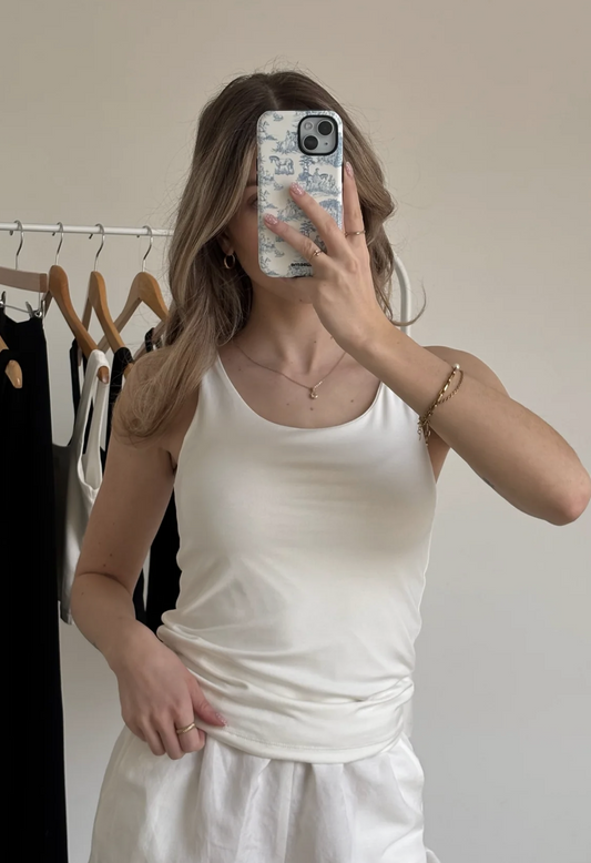 Taria Tank Top ~ Off White