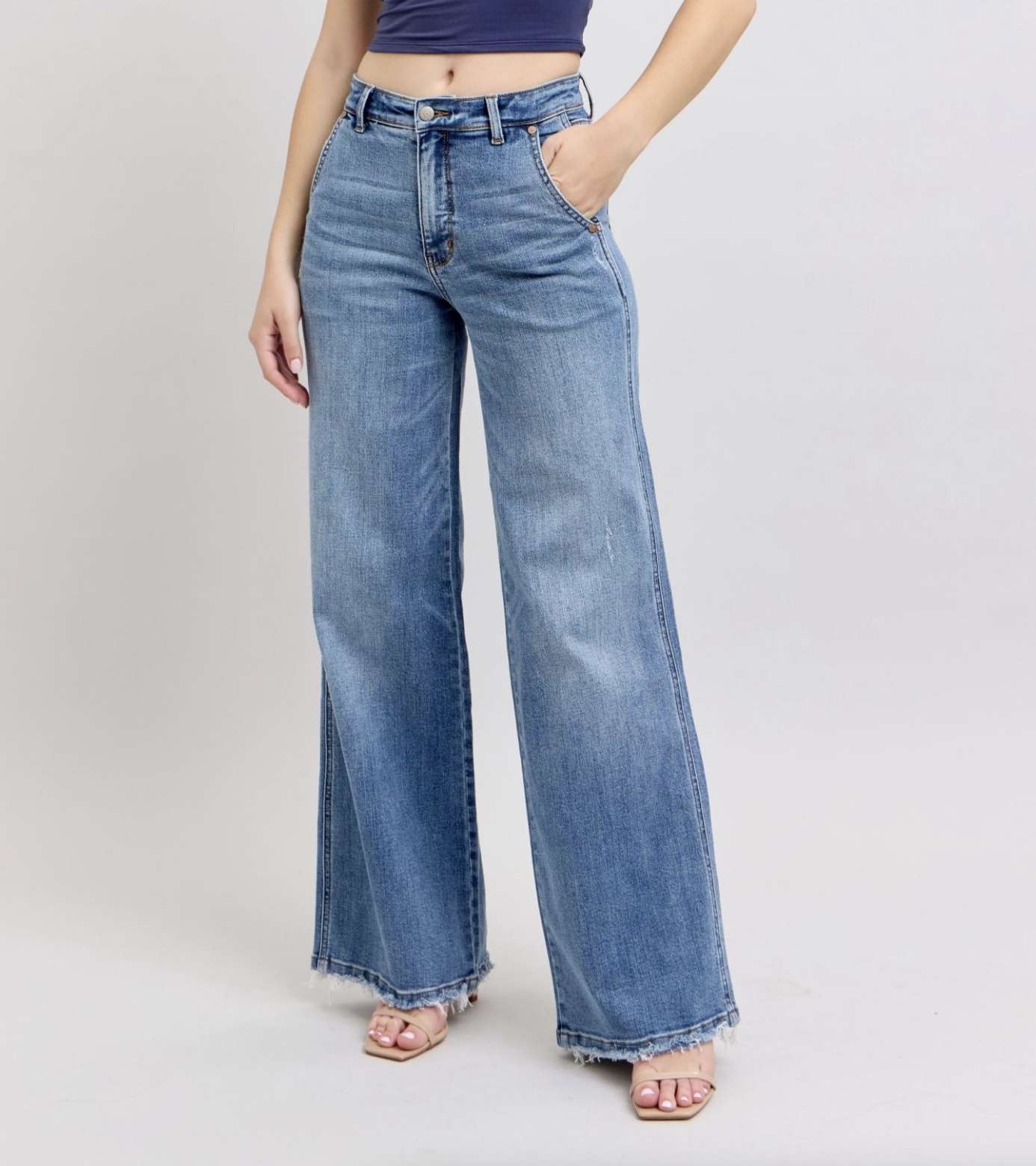 Nerissa Wide Leg Trouser { Reg }