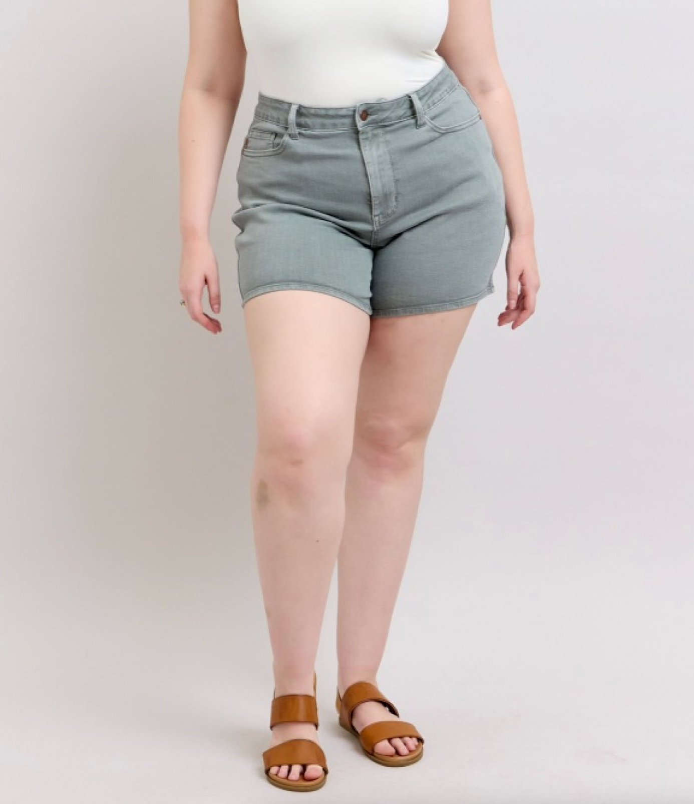 Alli Sage Shorts { Reg & Curve }
