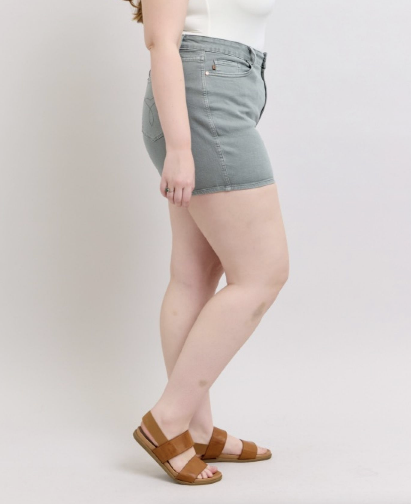 Alli Sage Shorts { Reg & Curve }