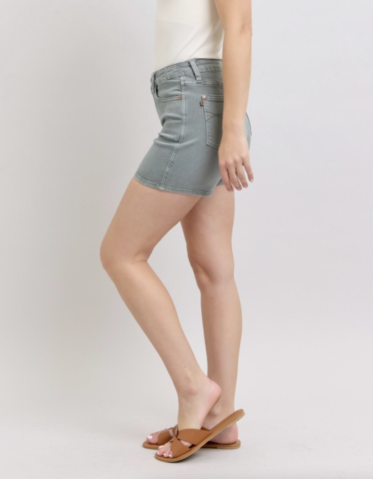 Alli Sage Shorts { Reg & Curve }