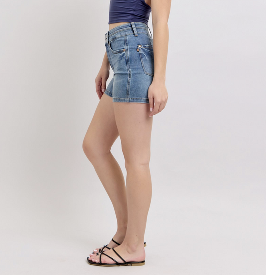 Nadine Double Button Shorts { Reg & Curve }