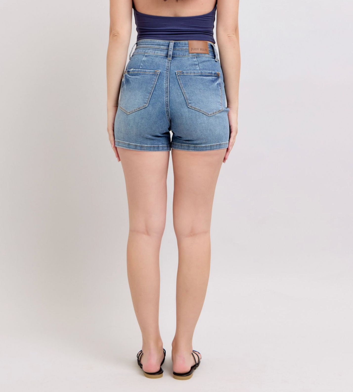 Nadine Double Button Shorts { Reg & Curve }