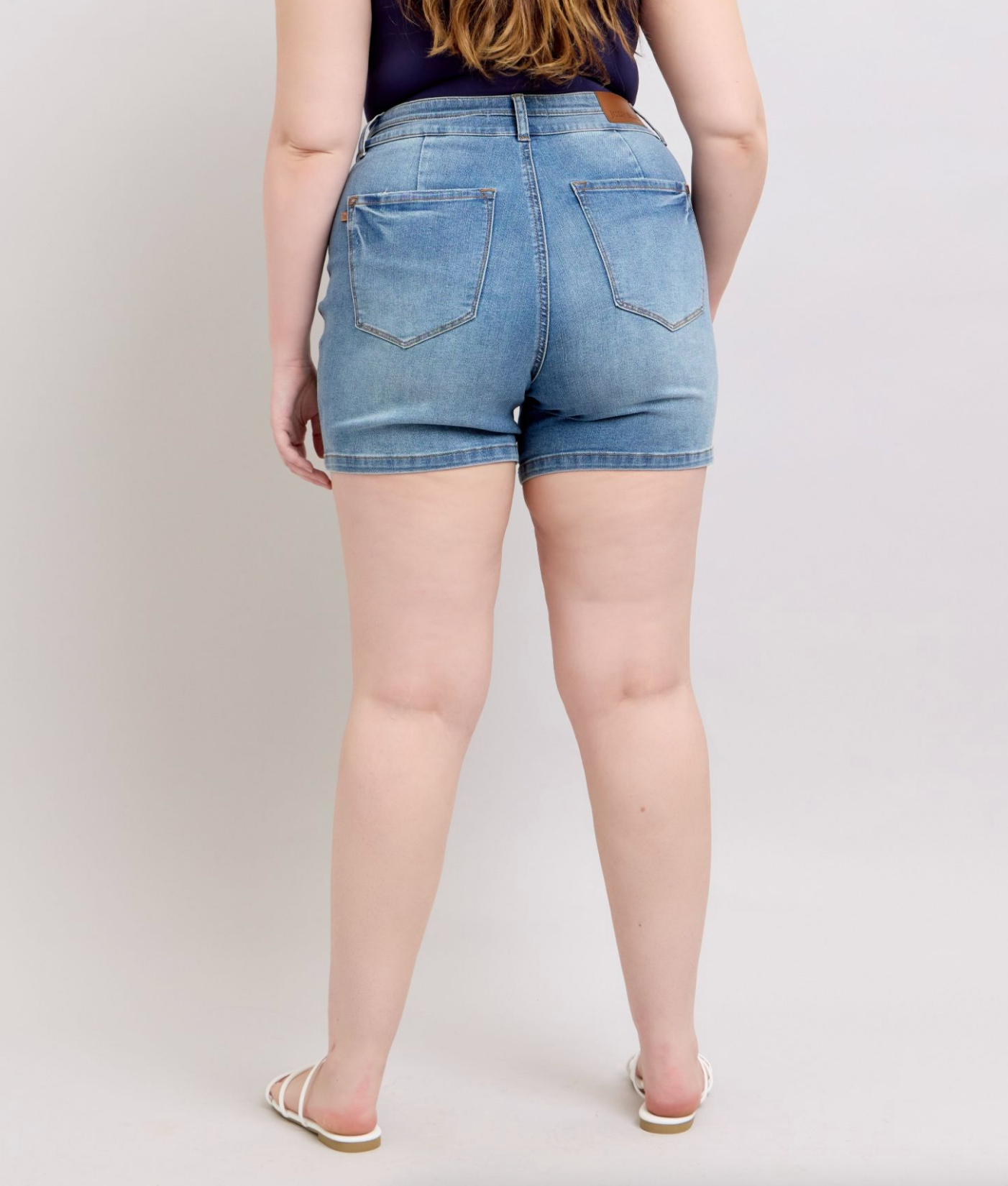Nadine Double Button Shorts { Reg & Curve }