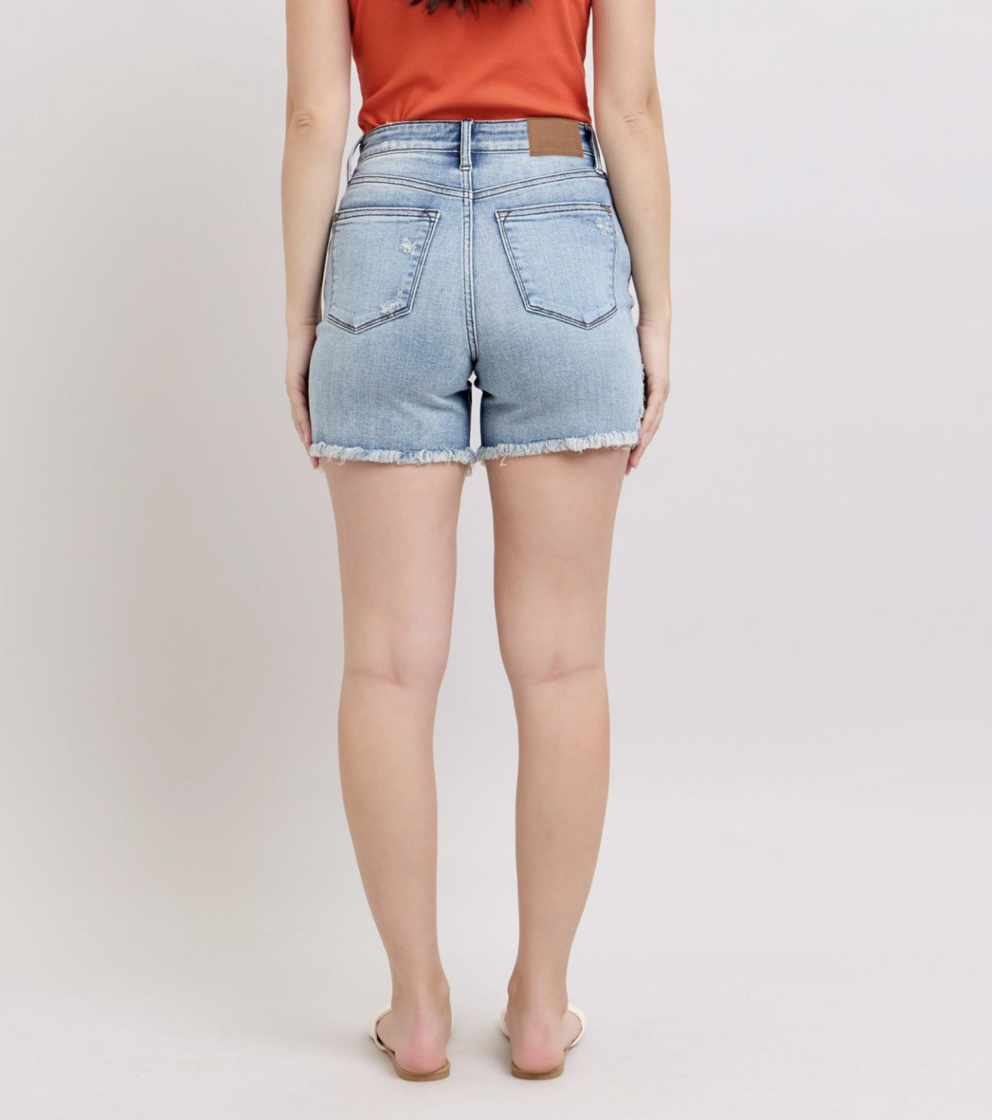 Fabi Distressed Shorts ~ L