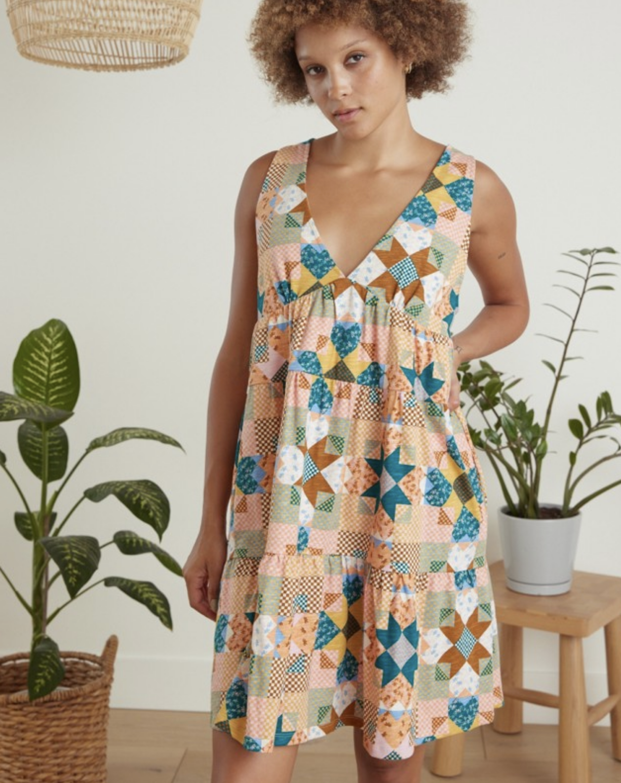 Evelyn Dress ~ Star Quilt