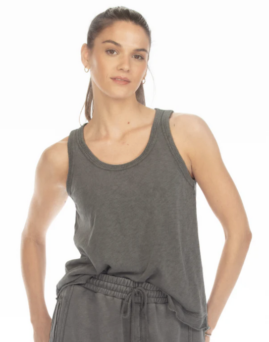 Zoey Hi-Lo Shell ~ Vintage Ash