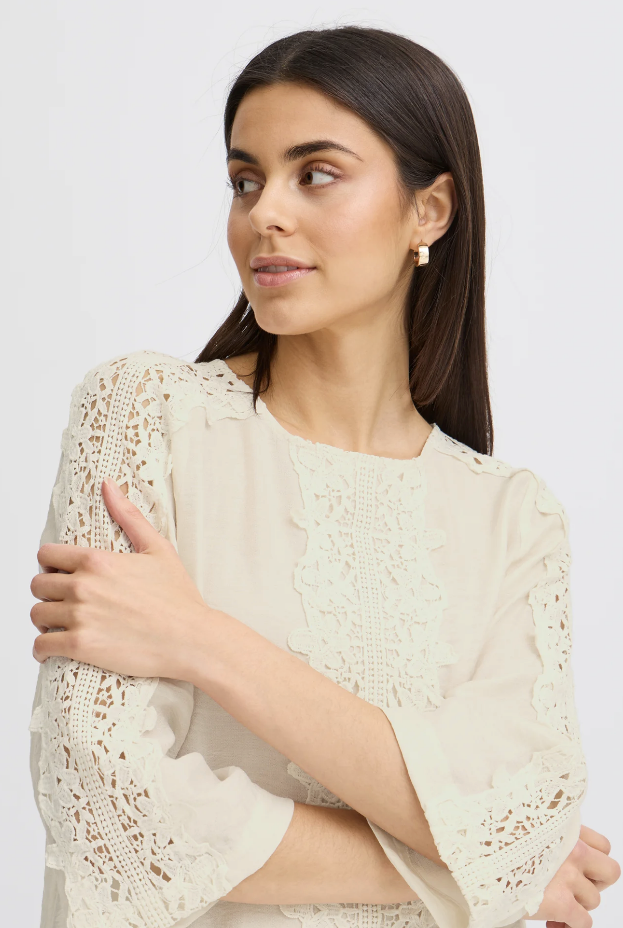 Blondie Blouse ~ Cream