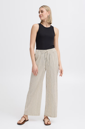 Madison Pant ~ Natural Stripe