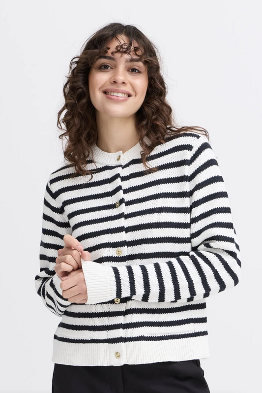 Banya Cardi ~ Black Stripe
