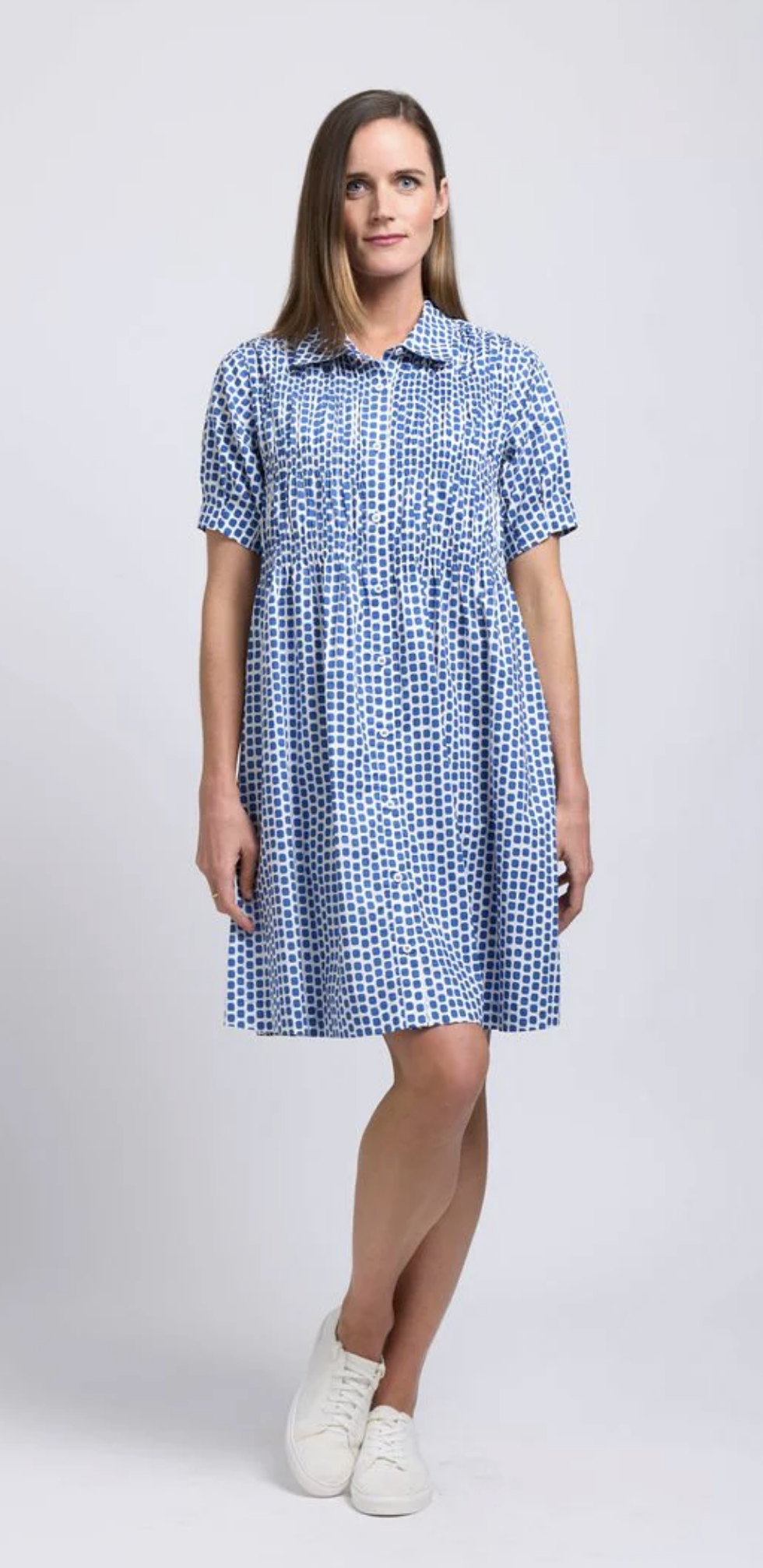 Insert Here Dress ~ Blue Spot