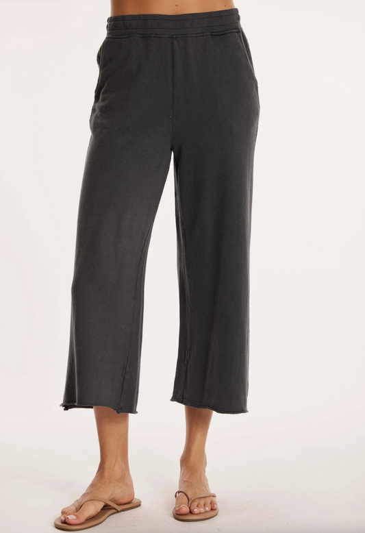 Kathy Crop Pant ~ Washed Ebony