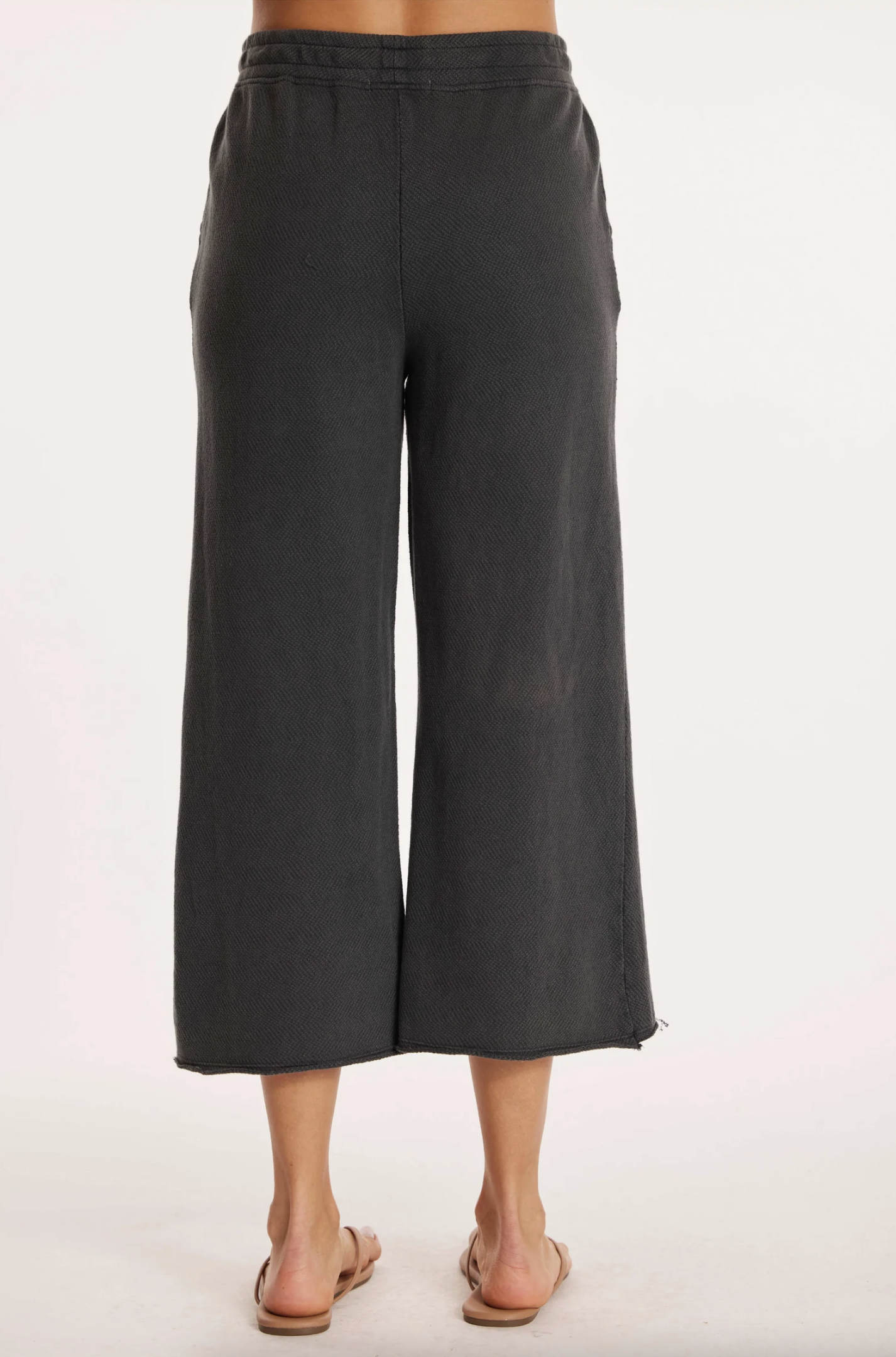 Kathy Crop Pant ~ Washed Ebony