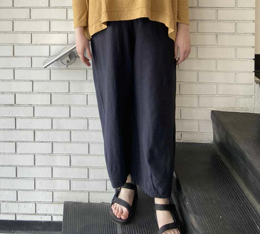 Heidi Barrel Pant ~ Navy