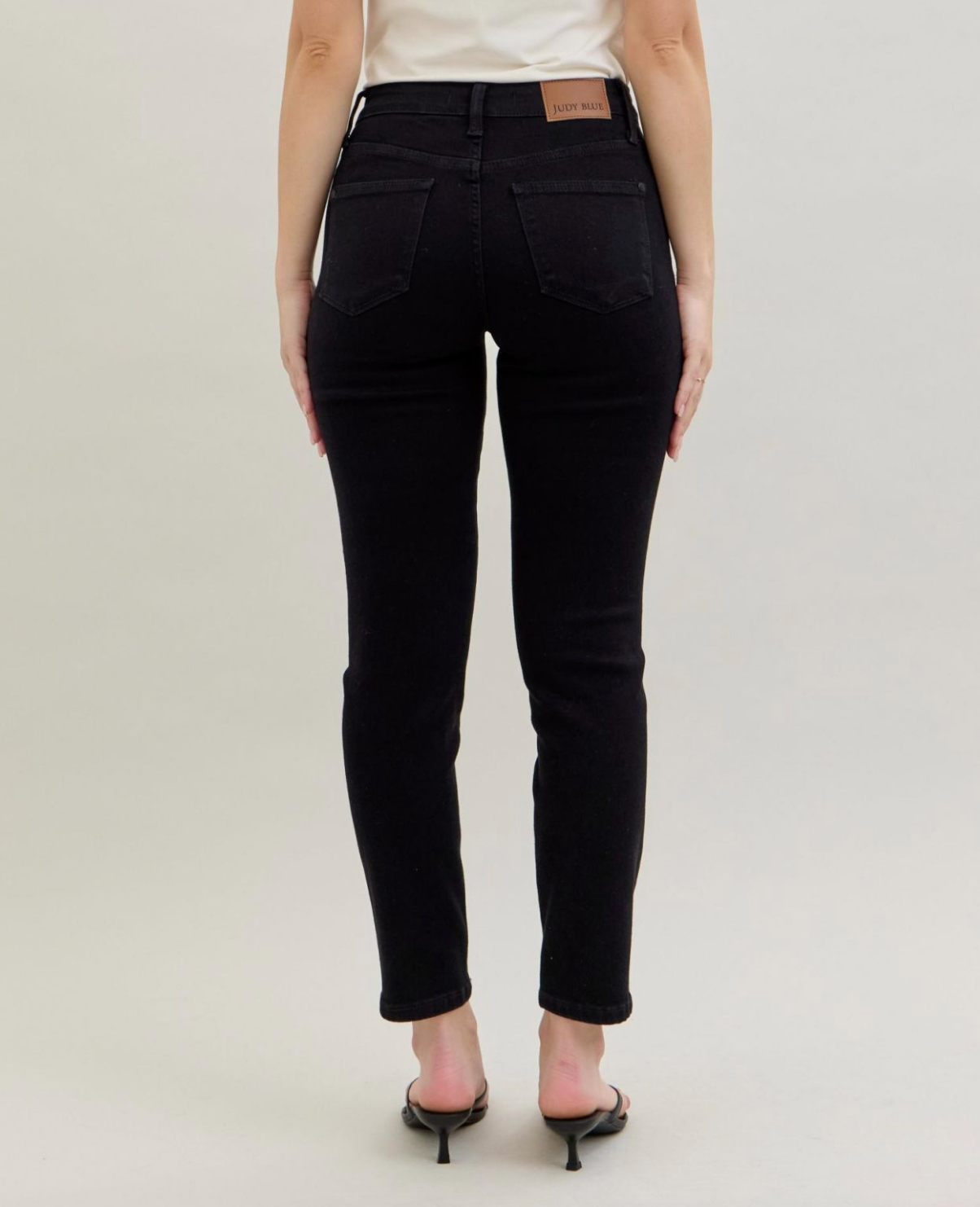 Reta Black Slim Fit Jean { Reg & Curve }