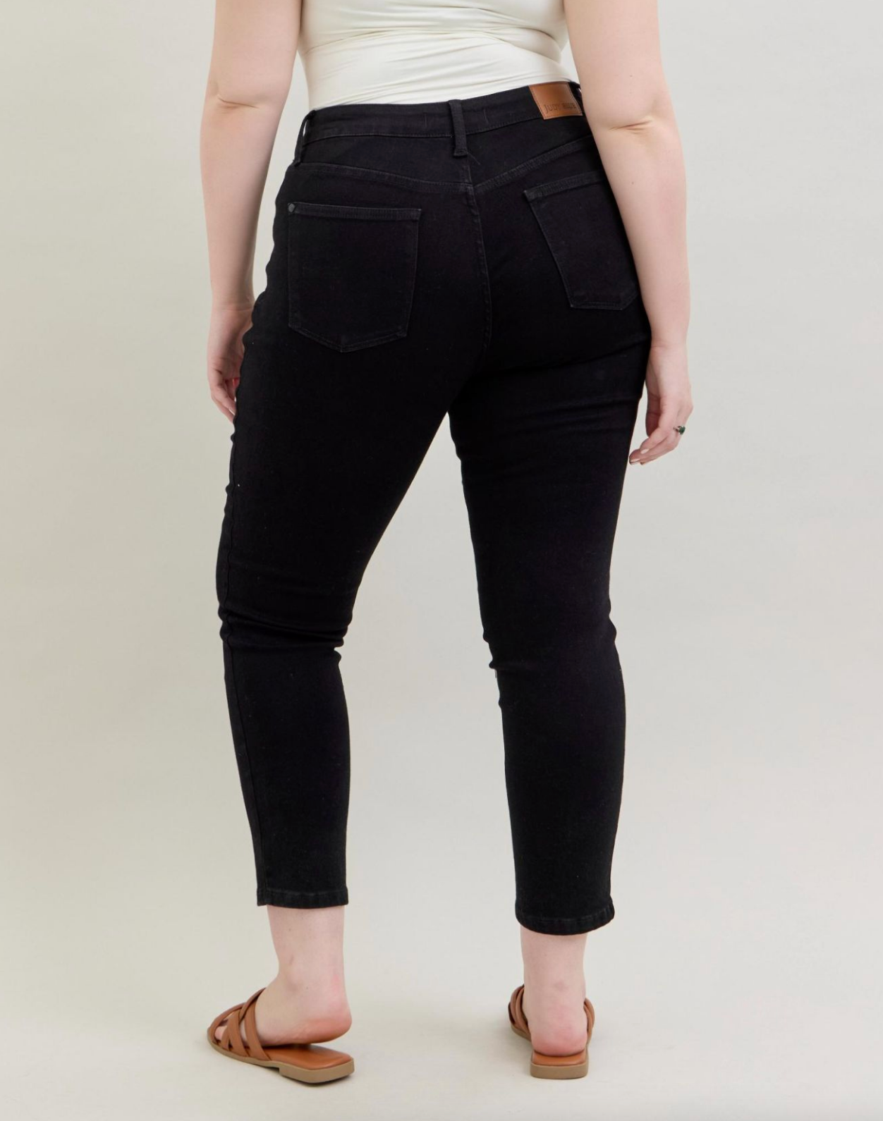 Reta Black Slim Fit Jean { Reg & Curve }
