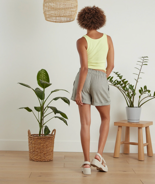 Birch Shorts ~ Striped ~ M