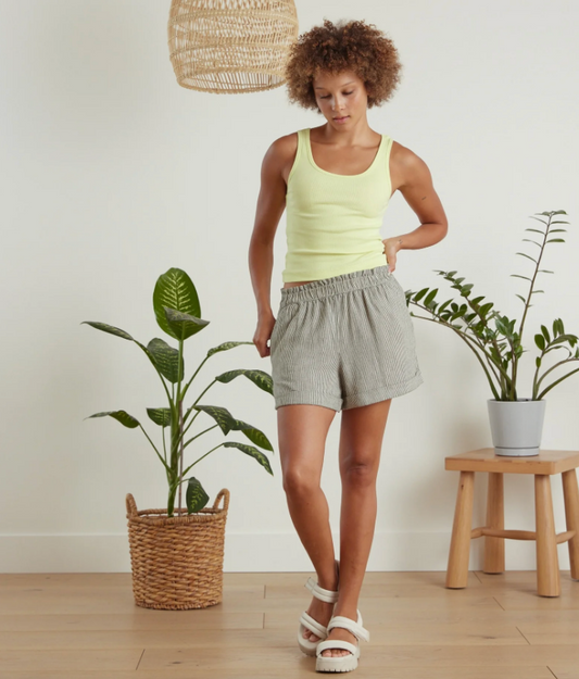 Birch Shorts ~ Striped ~ M