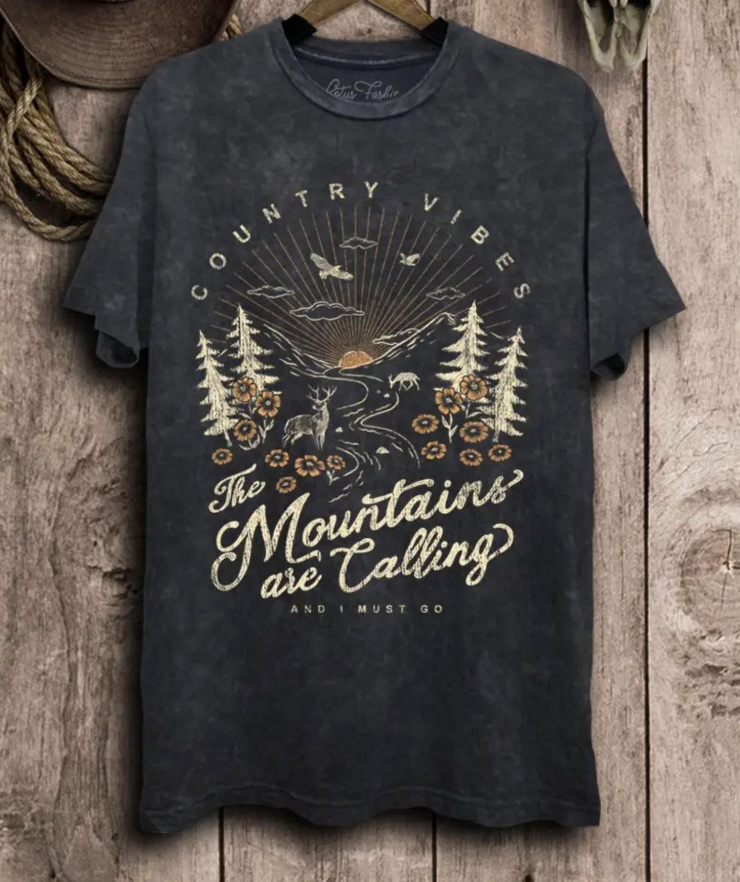 Mountain Country Vibes Graphic Tee