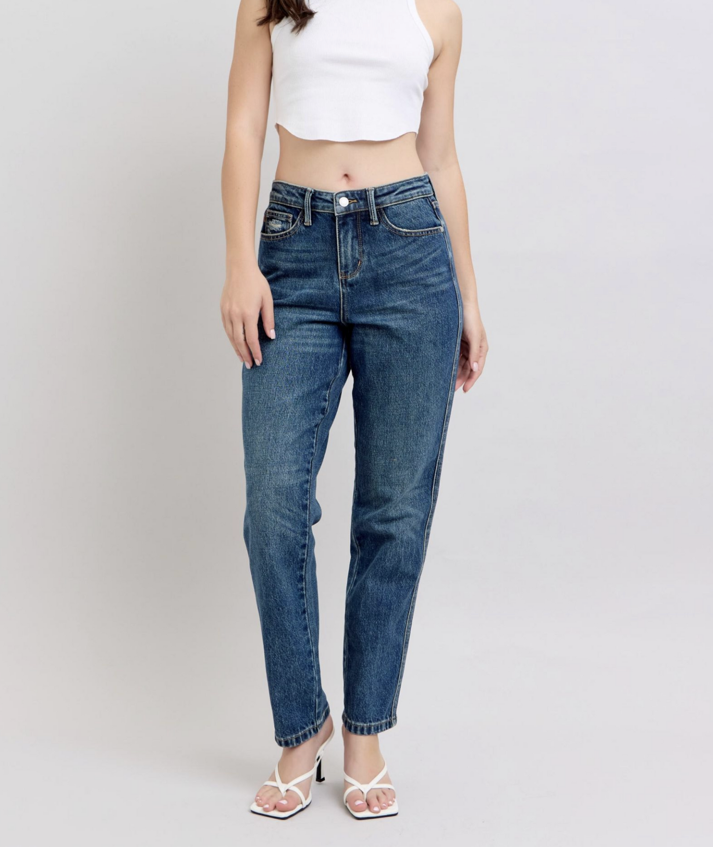 Cait Straight Fit Jean { Reg & Curve }