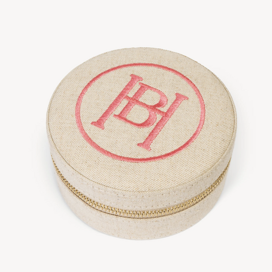 Linen Jewelry Case ~ H&B