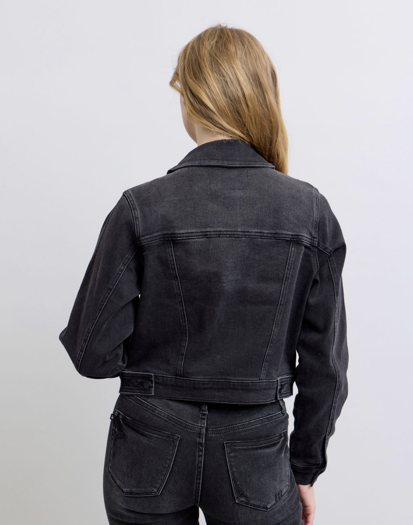 Kade Denim Jacket ~ Washed Black