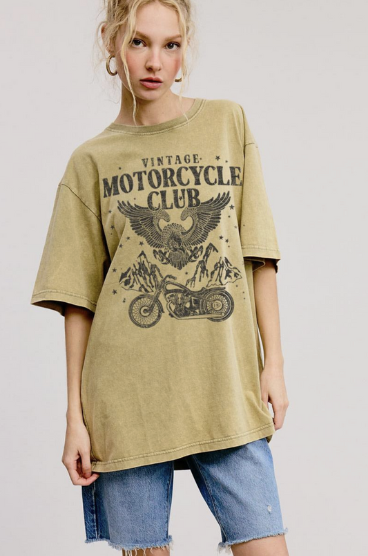 Vintage Motorcycle Club Graphic Tee