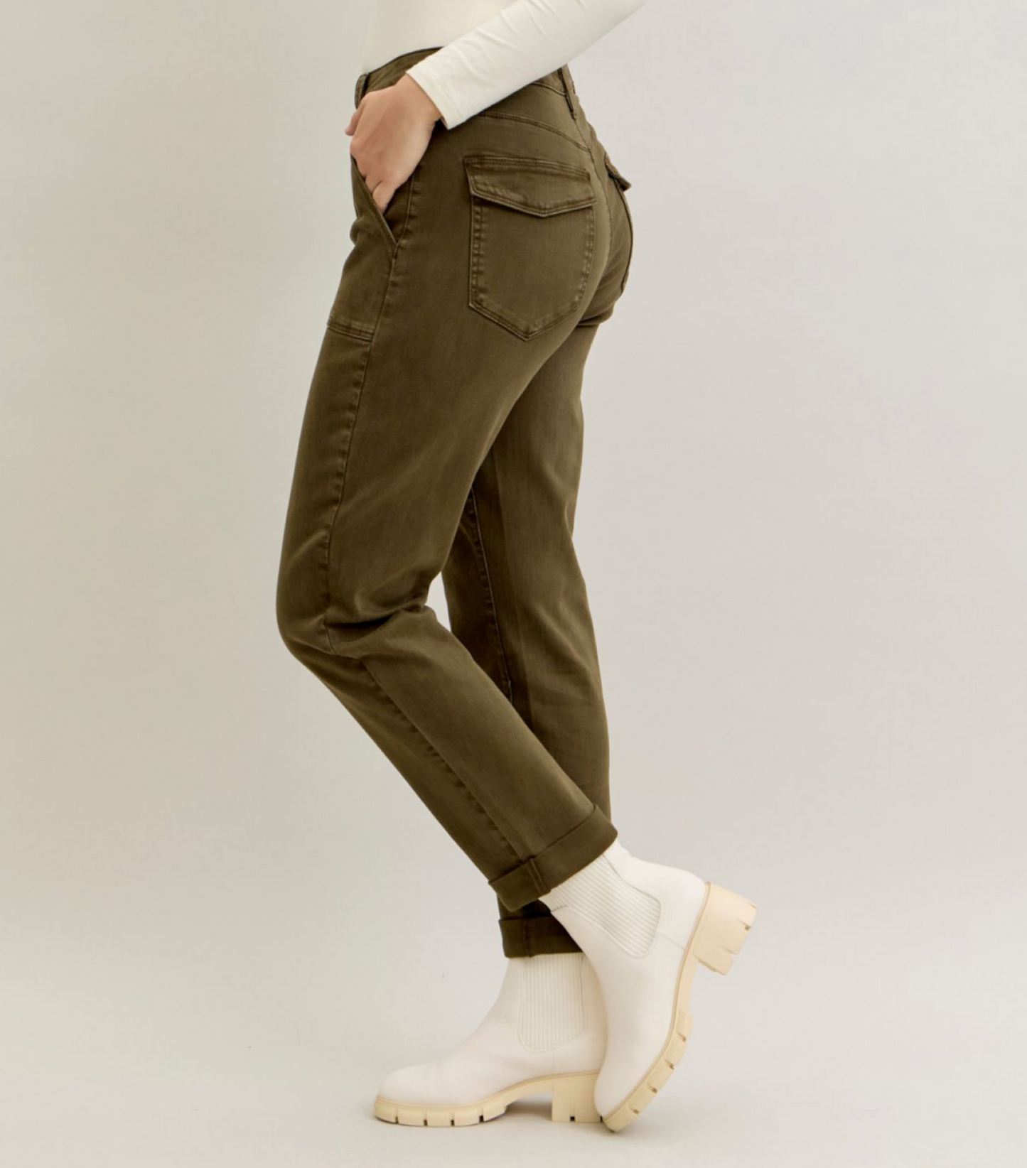 Ginny Slim Fit Jeans ~ Dark Forest { Reg & Curve }