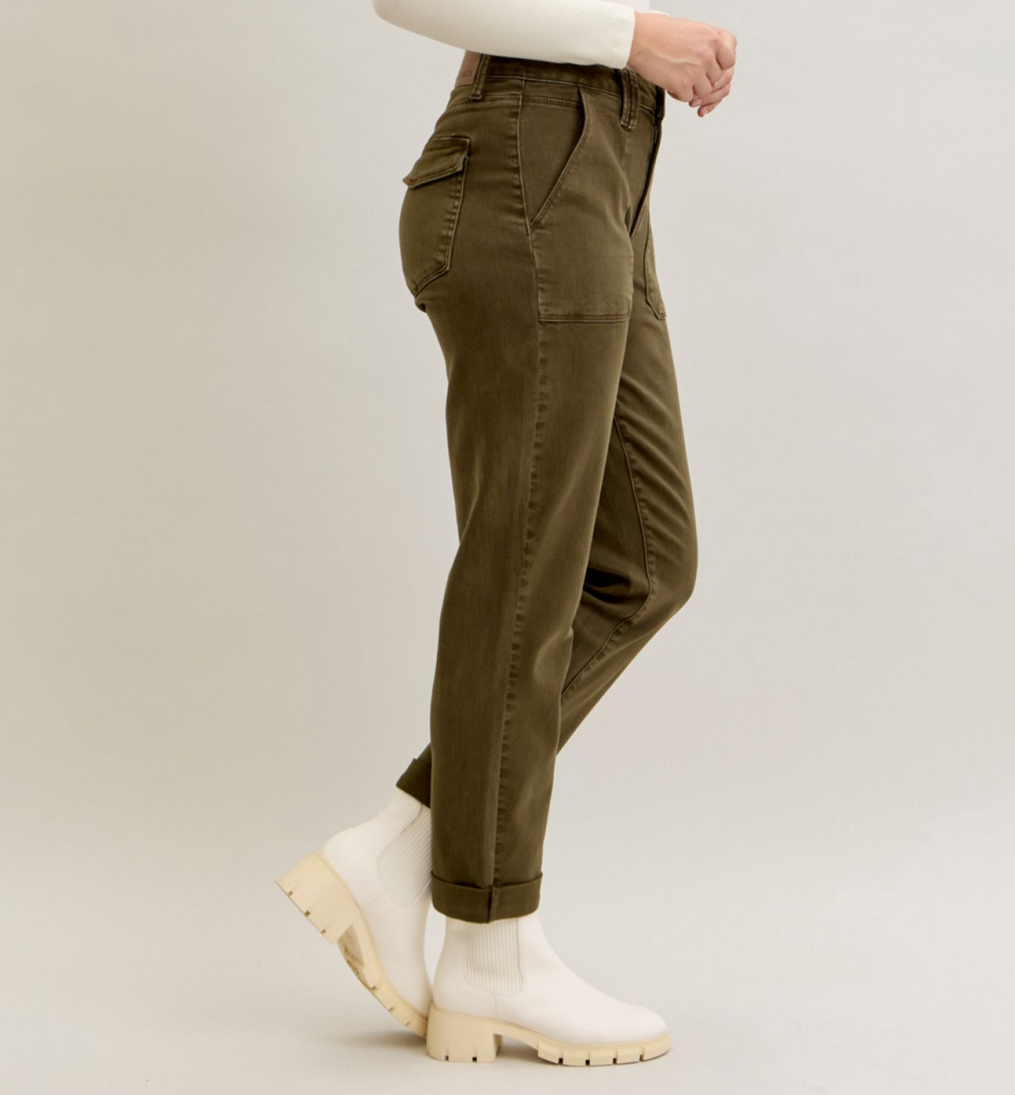 Ginny Slim Fit Jeans ~ Dark Forest { Reg & Curve }