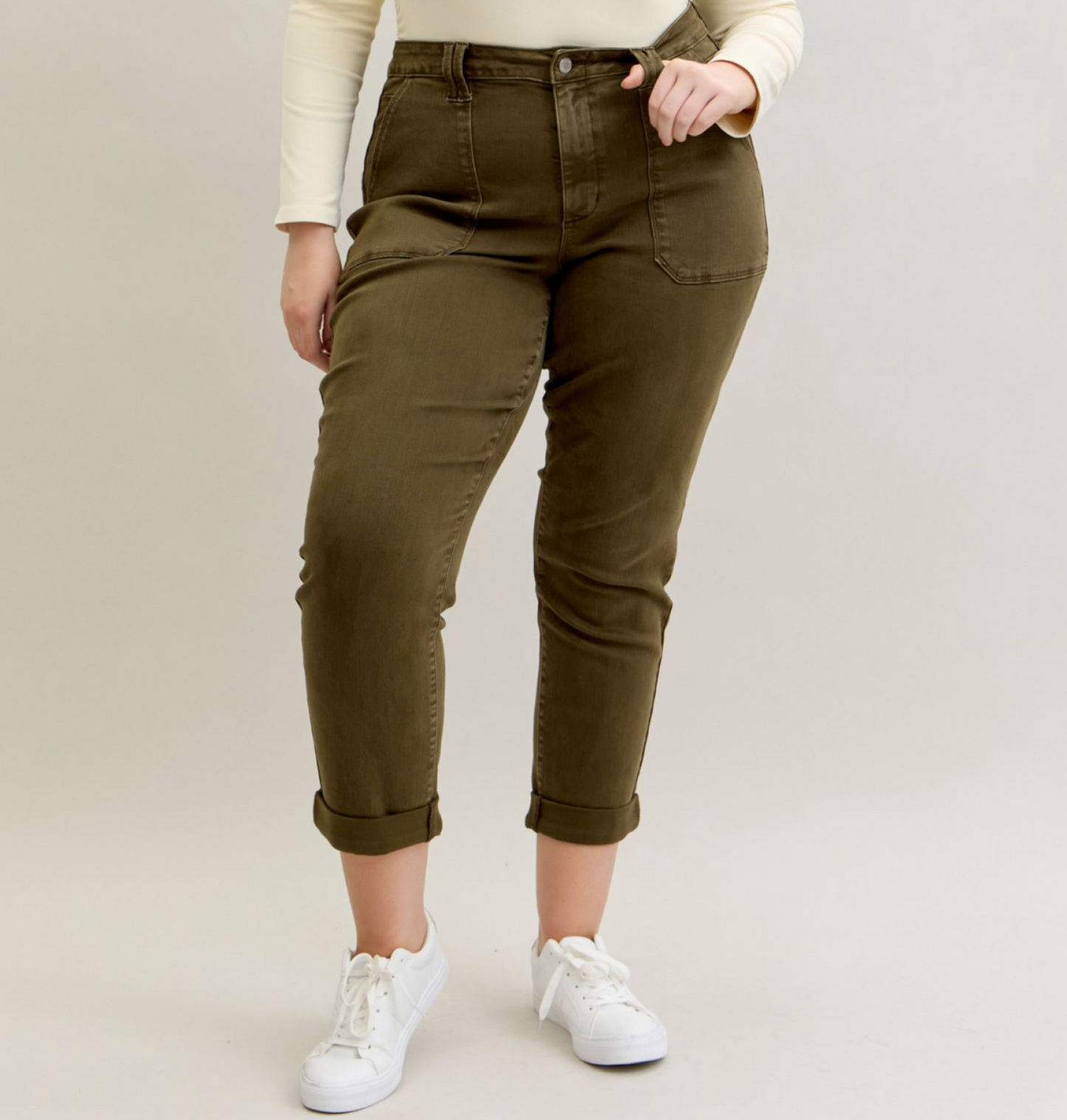 Ginny Slim Fit Jeans ~ Dark Forest { Reg & Curve }