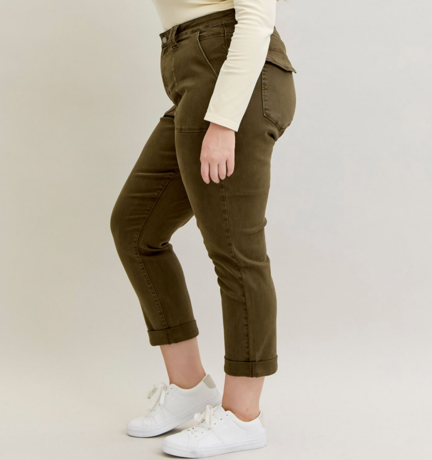 Ginny Slim Fit Jeans ~ Dark Forest { Reg & Curve }