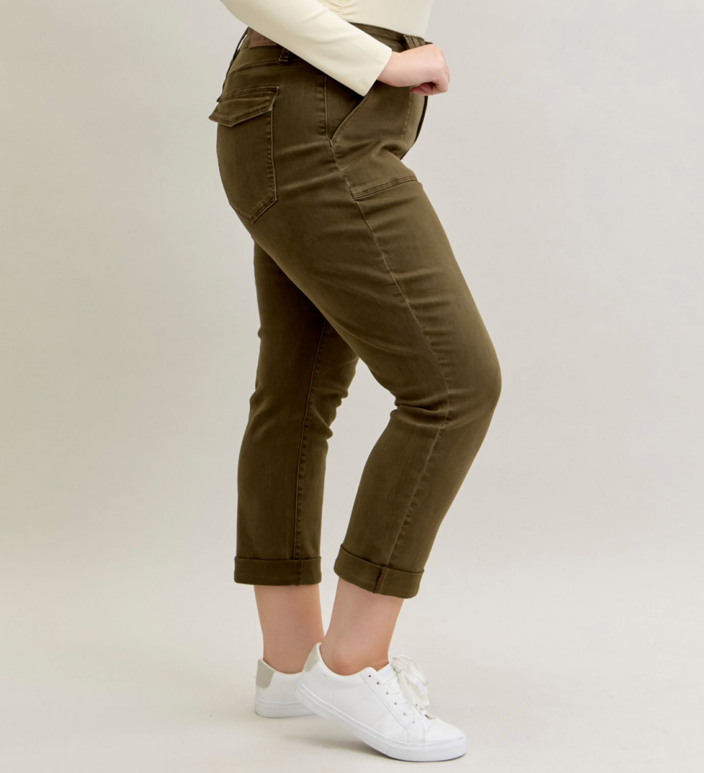 Ginny Slim Fit Jeans ~ Dark Forest { Reg & Curve }