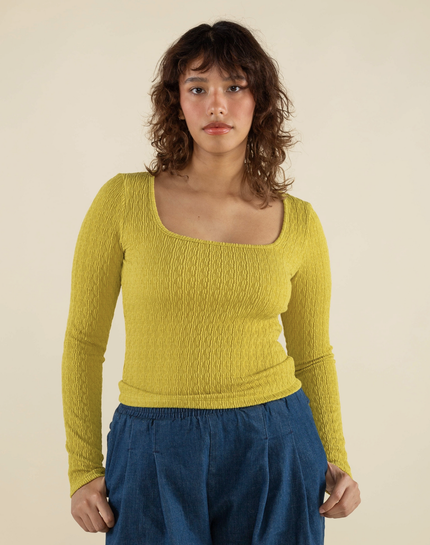Murphy Top ~ Chartreuse