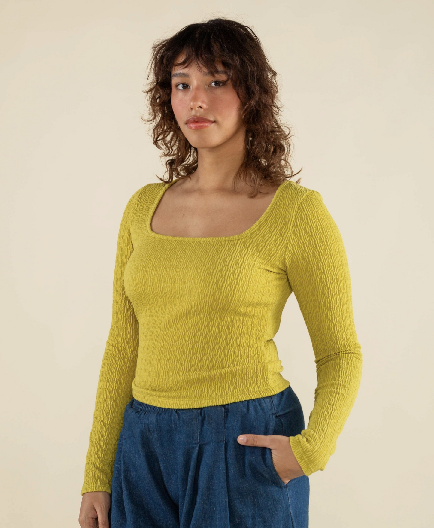 Murphy Top ~ Chartreuse