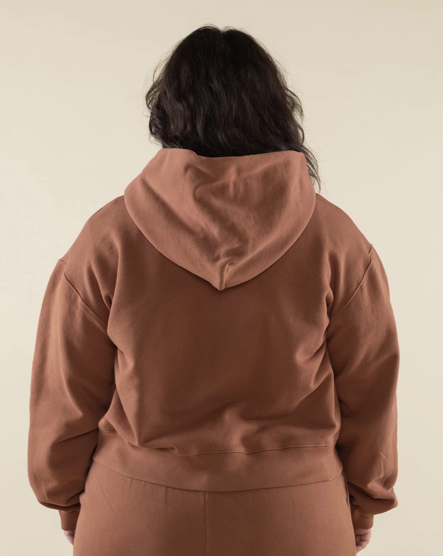 Lenny Zip Hoodie ~ Cinnamon