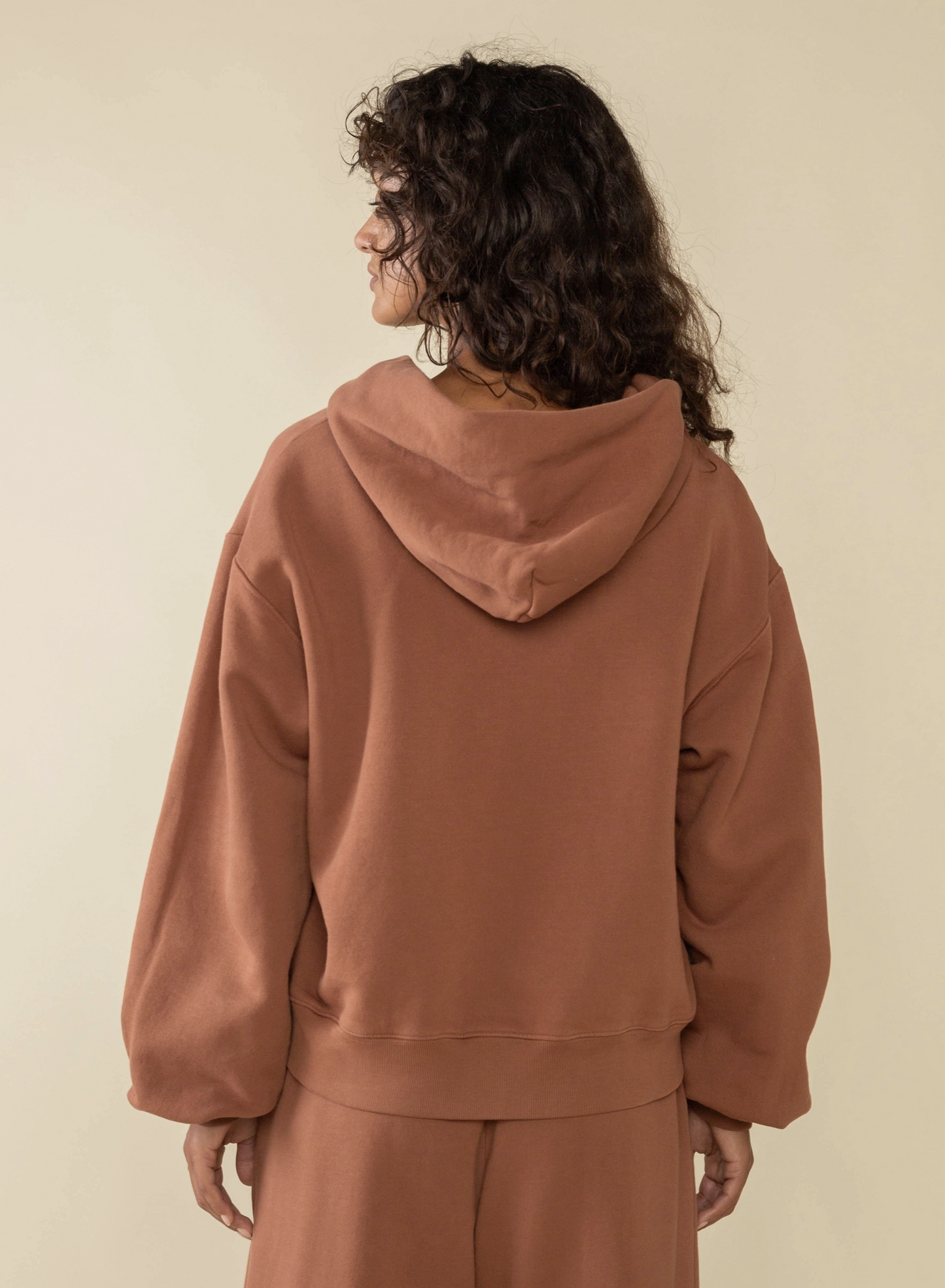 Lenny Zip Hoodie ~ Cinnamon