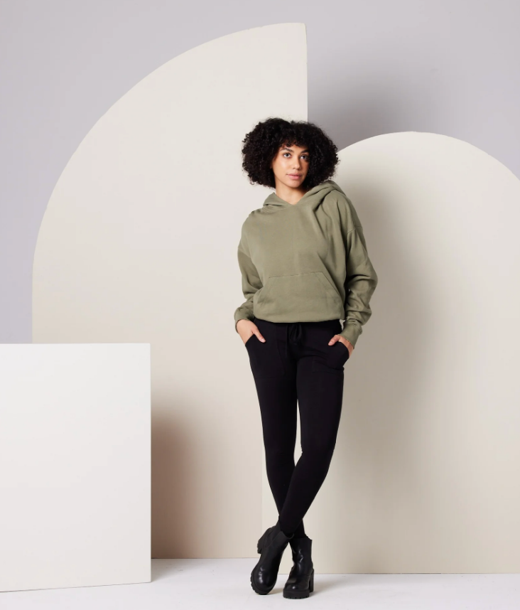 Aimee Relaxed Hoodie ~ Army