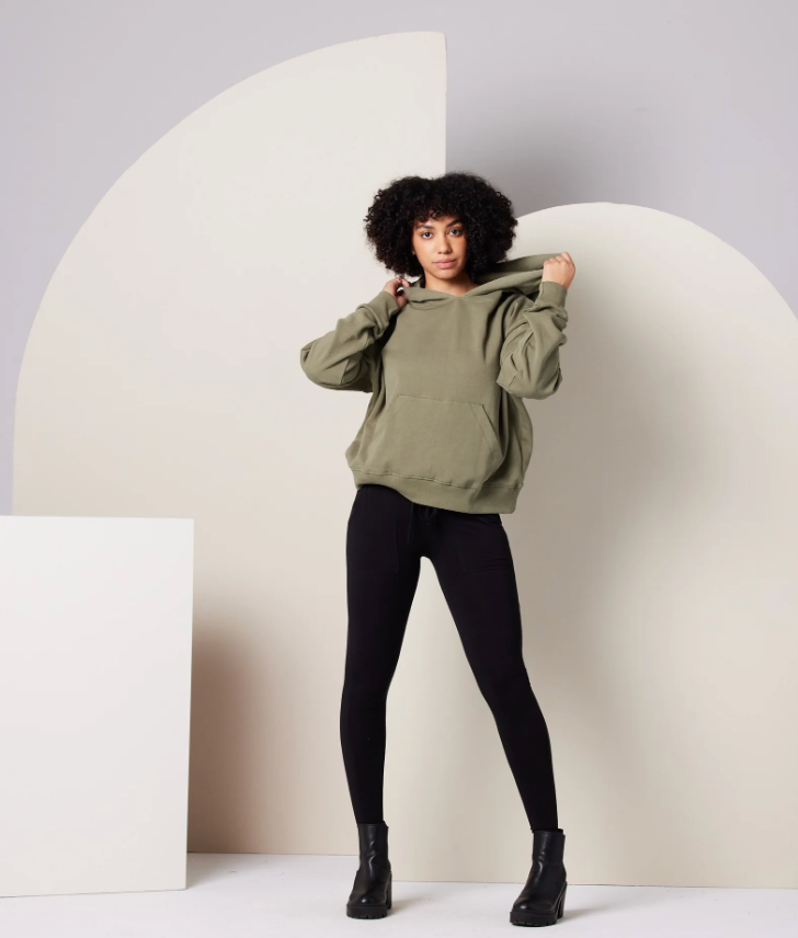 Aimee Relaxed Hoodie ~ Army