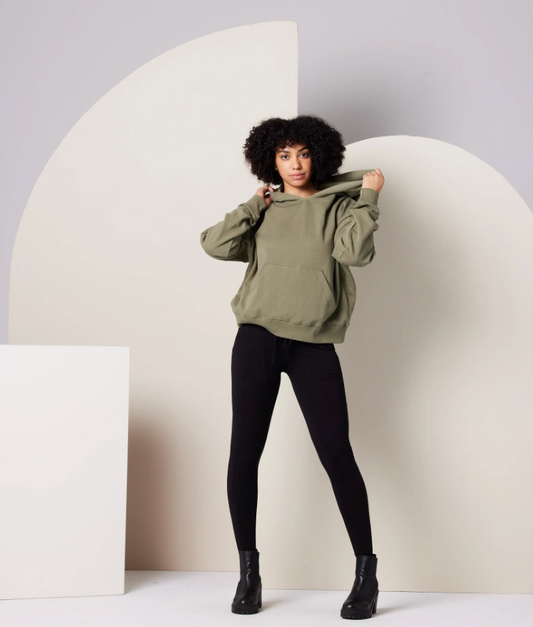 Aimee Relaxed Hoodie ~ Army